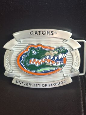Siskiyou Sport University of Florida Gators Metal Belt Buckle - Green & Orange